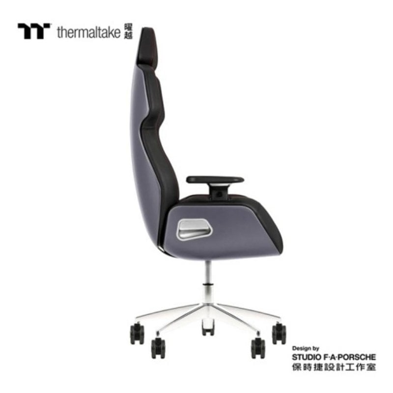 Silla gaming Thermaltake ARGENT E700 Cuero Negro/Plata