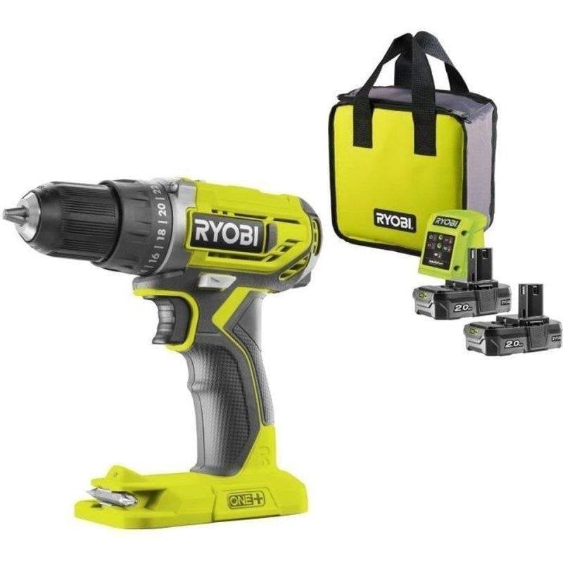 Visseuse Visseuse Ryobi ONE+ R18DD2-220S 18V 2 batteries