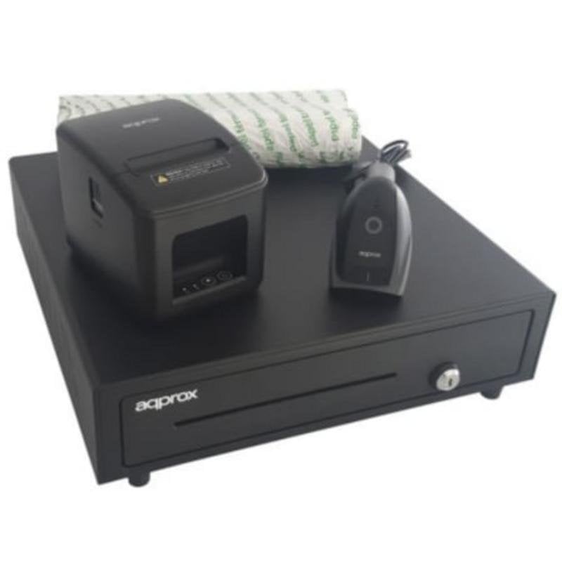 Pack POS Approx appPOSPACK4180LAN-2D Stampante 80mm Lettore Codici