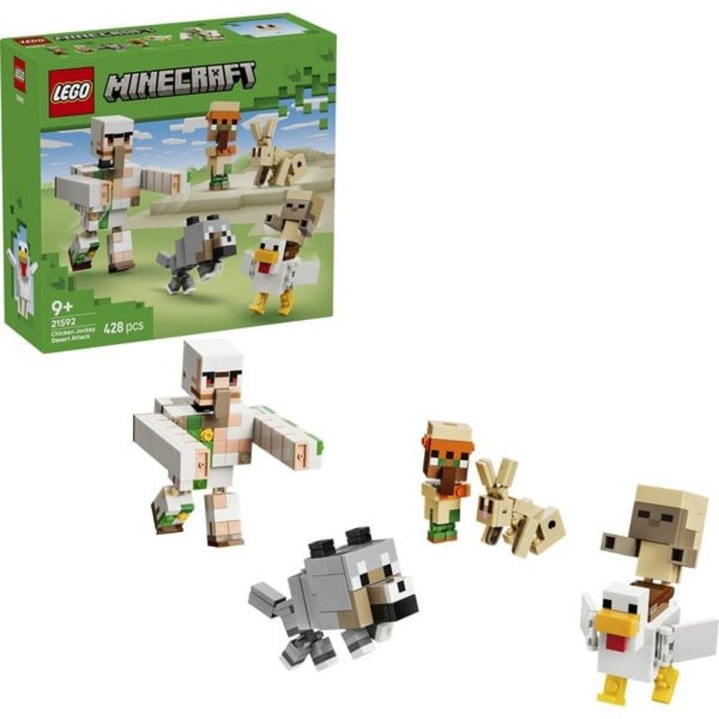 LEGO Minecraft 21592 Ataque Du Désert Du Poulet Montable 428 pièces