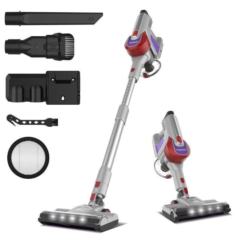 Aspirapolvere senza Fili Rolipo TASVAC S8 110 cm LED Rosso Spazzola Morbida