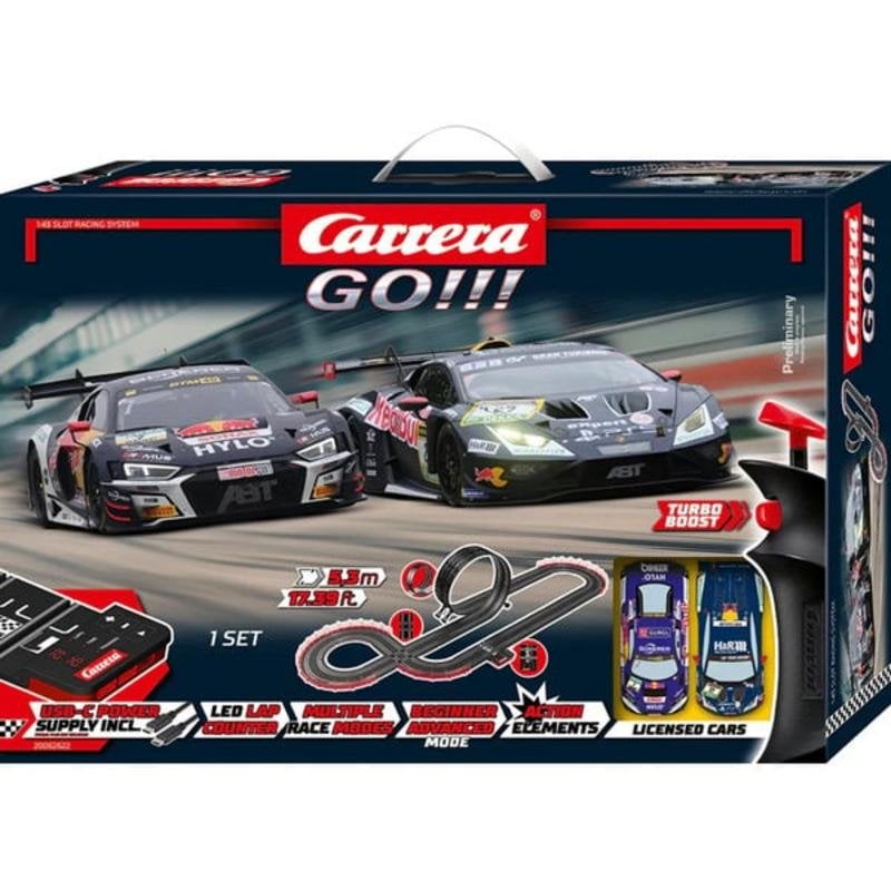 Pista de carreras Carrera GO!!! GT Pro Racers con 2 coches 1:43