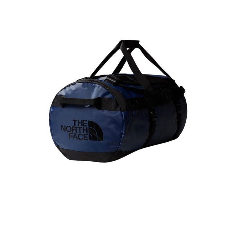 The North Face Base Camp Duffel M 71l Azul Summit/negro, Bolsa De Viaje Unisex Con Correas Tipo Mochila Y Almacenamiento Organizado