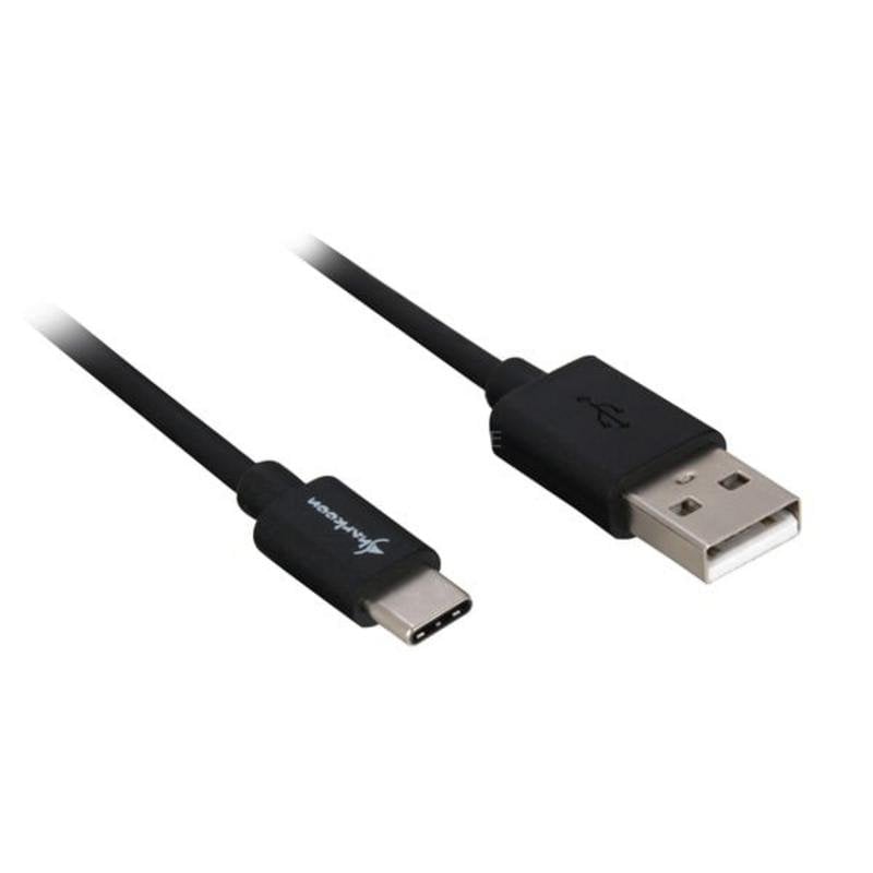 Cable USB 2.0 Sharkoon USB-A a USB-C 50 cm