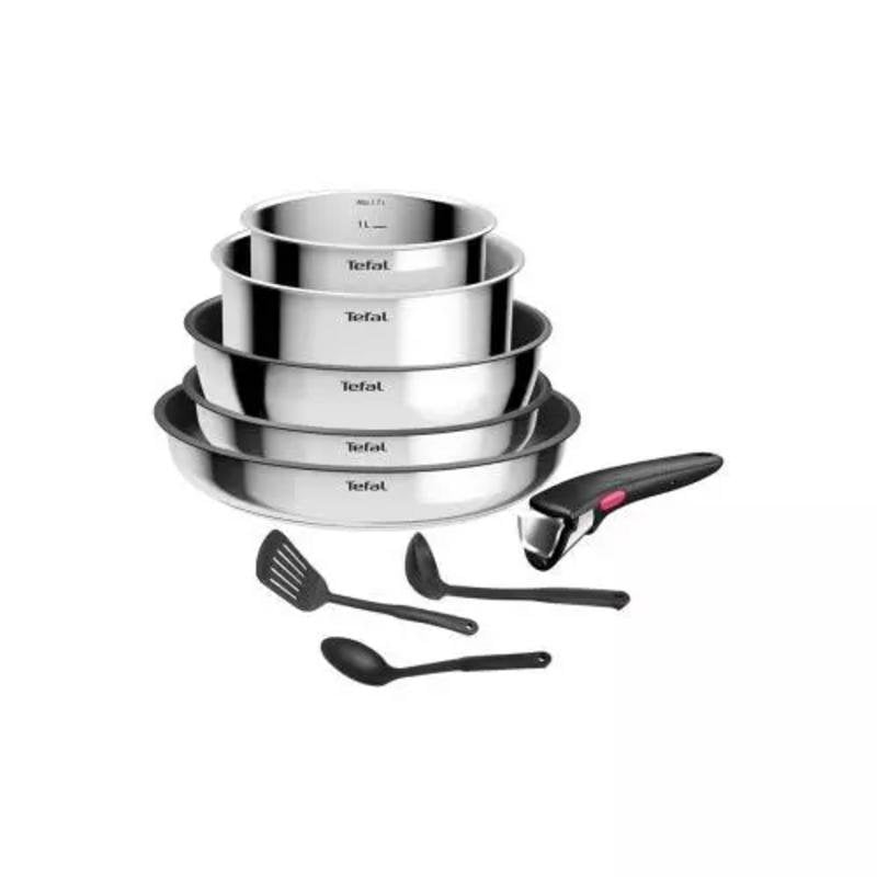 Conjunto de Frigideiras Tefal Argenté 24/28 cm 5 recip. 3 utensílios