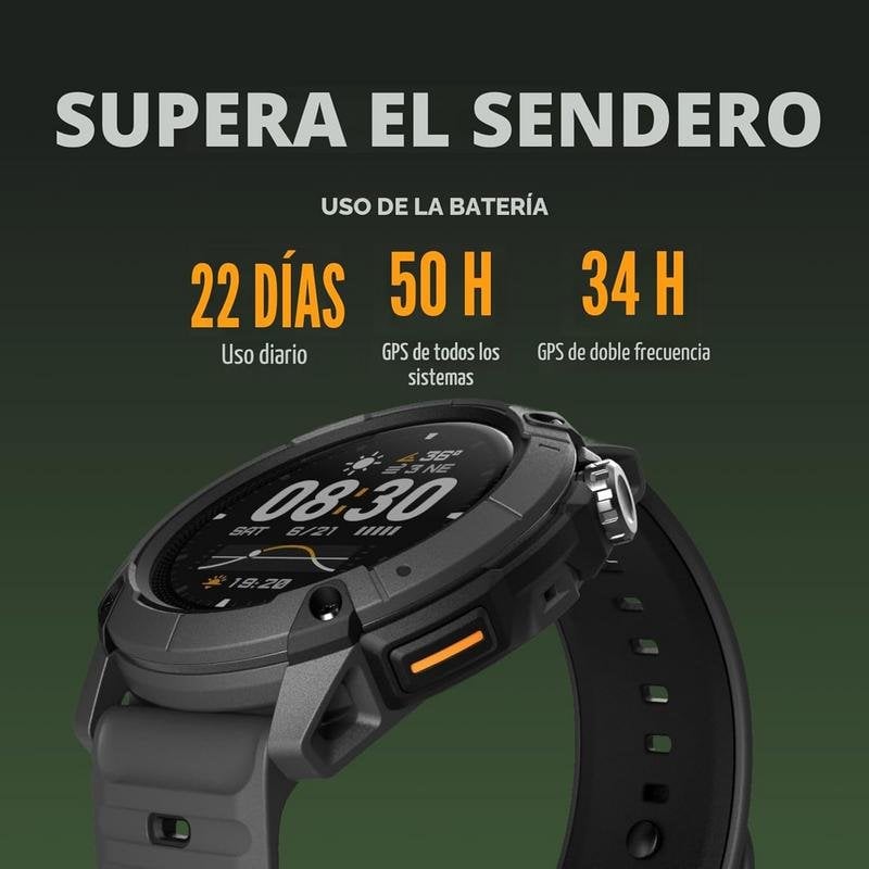 COROS Nomad Bluetooth GPS 1 3'' Taille Unique Résistant à 'eau