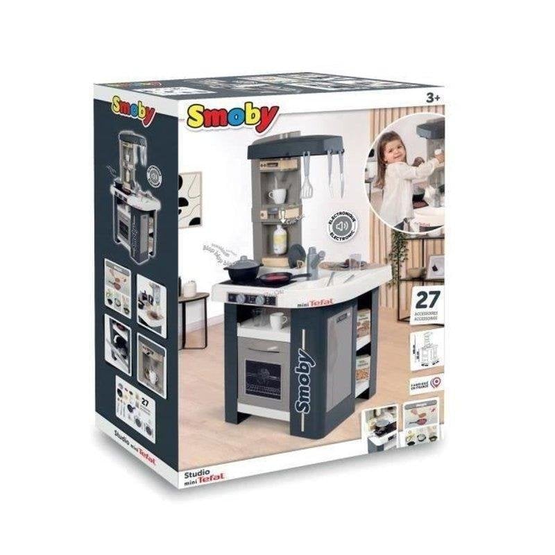Cuisine jouet Smoby Tefal Studio 360° avec module sonore et 27 accessoires