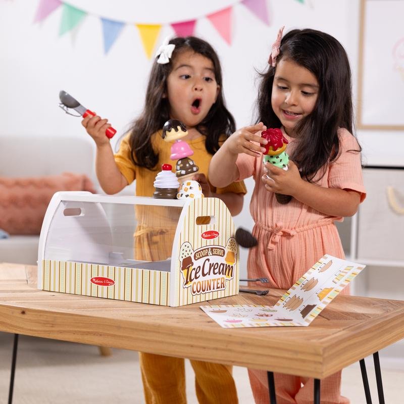 Juego De Heladería Tienda De Helados Y Exhibidor Para Niños - Mune Uruguay