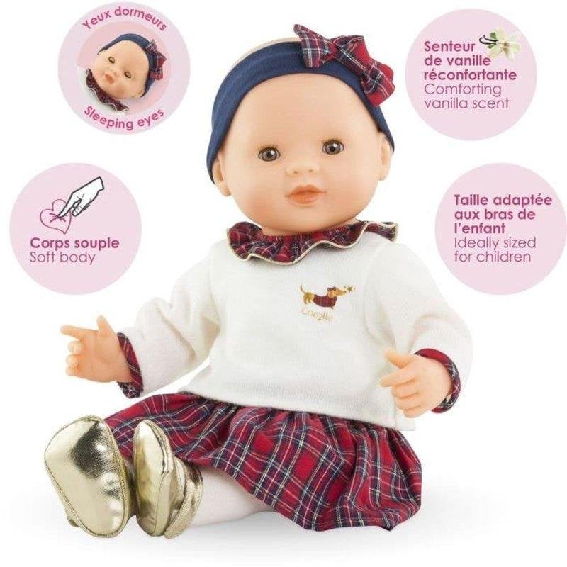 Poupée Corolle Mon Grand Poupon Suzanne 36 cm Coton Aromatisé Yeux Clos