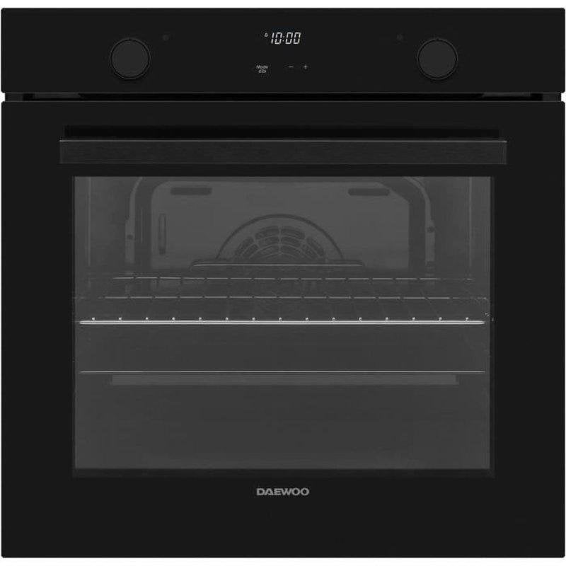 Einbaubackofen Daewoo BO7PR28GBNM Pyrolyse 78L 60cm A Umluft Touch Kühle Tür Schwarz