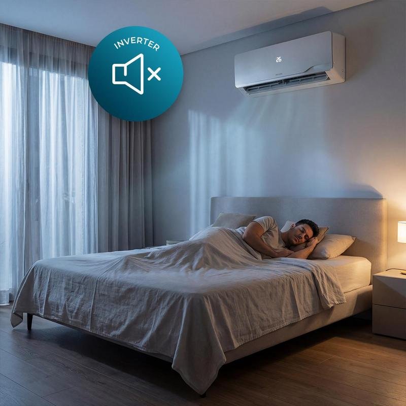 Ar Condicionado Split AirClima WindFlow 9.000 BTU Inverter Quente e Frio Comando