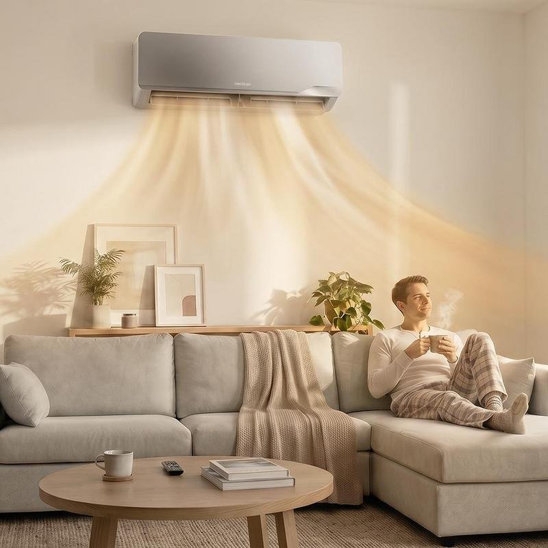 Ar Condicionado Split AirClima 12000 Wind Connected 12.000 BTU Inverter Quente e Frio WiFi