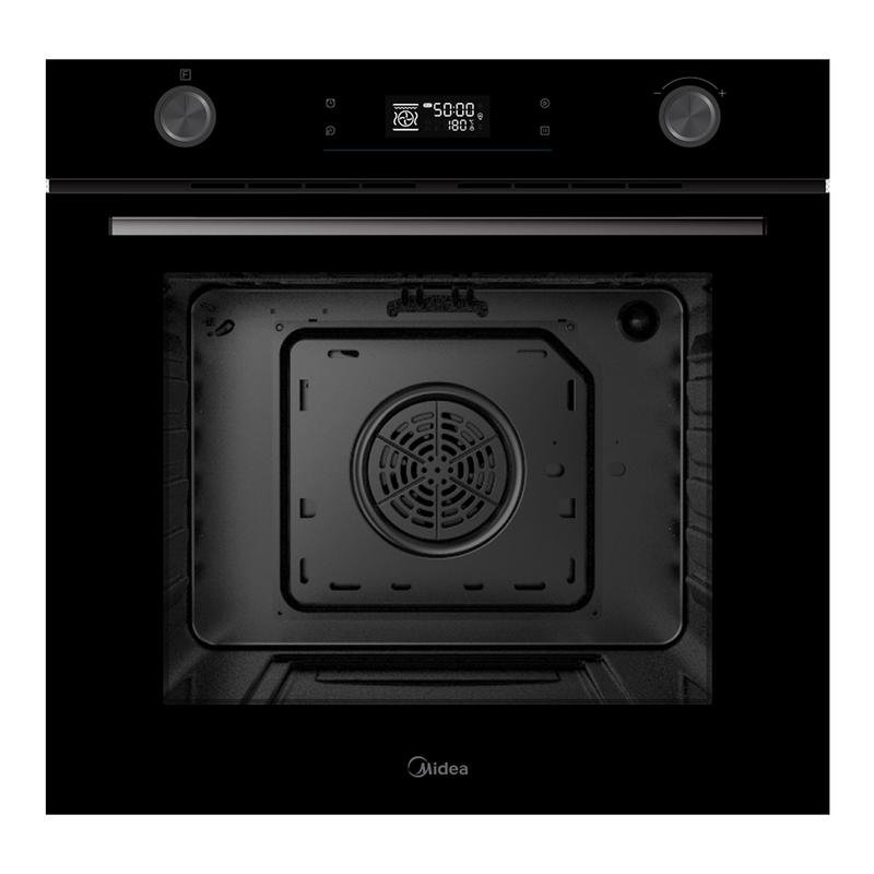 Forno Multifunções Midea 70L Pirolítico 60cm A+ Grill WiFi Preto