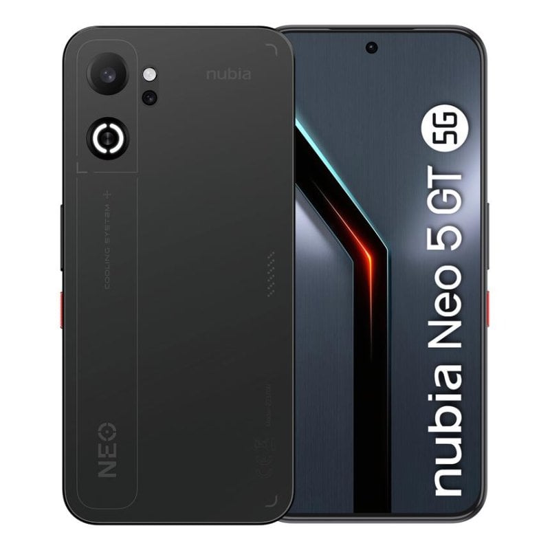 nubia Neo 5 GT 5G Obsidian Normal Back Cover 8 Go / - vue 2