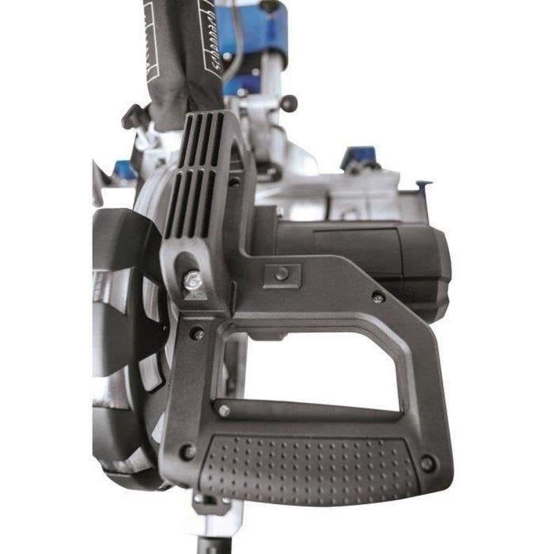 Scie à onglet radiale électrique SCHEPPACH 216 mm HM81LXU Avec laser LED et 2 extensions d'appui
