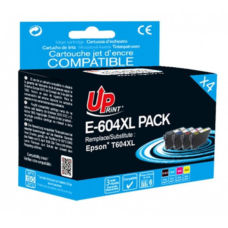 Pack UPrint compatible EPSON 604 4 cartouches Neuf - vue 3