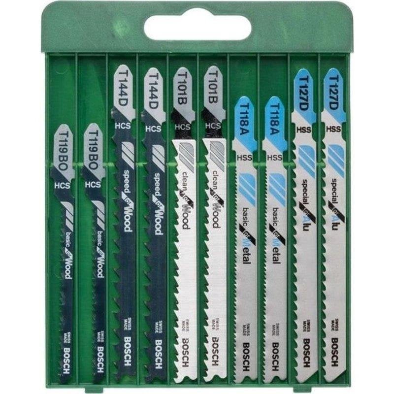 Lames de scie sauteuse BOSCH Lot de 10 pièces HSS bimetal Mixed Wood and Metal - vue 9