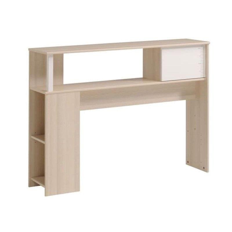 PARISOT Chambre enfant complète Tête de lit + lit + bureau Style contemporain Décor acacia et CHARLEMAGNE - vue 2