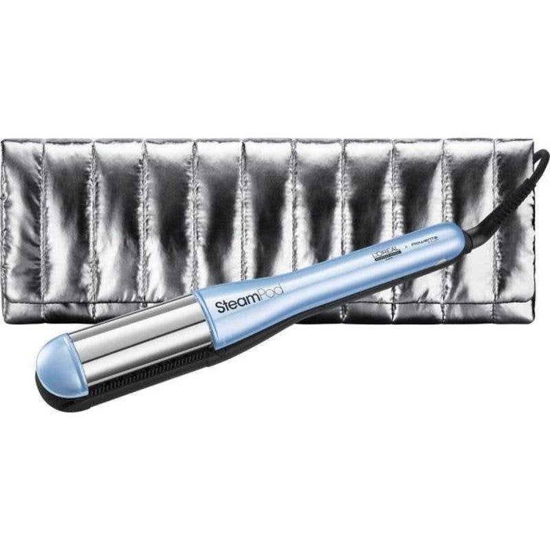 Dampf-Haarglätter L'Oréal Steampod 4 Utopia Keramik 3 Temperaturstufen Blau Glacier