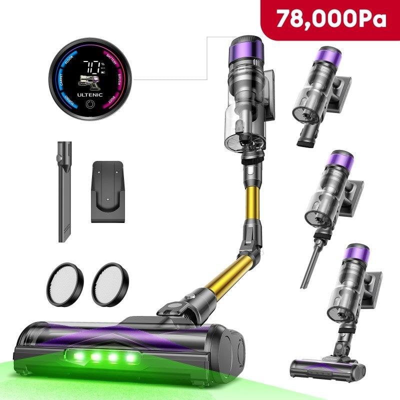 Akku Staubsauger Ultenic U20 600W 60 Minuten Anti-Verheddern Große Flächen