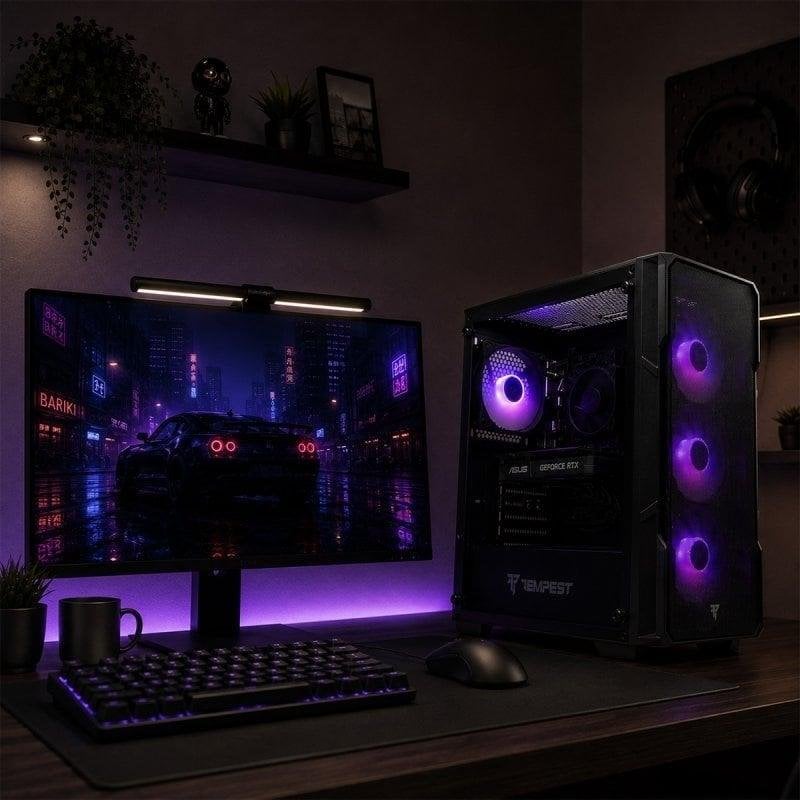 Desktop-PC PcCom Lite Intel Core i5-12400F 16GB 500GB SSD RTX 3050 Windows 11 Home