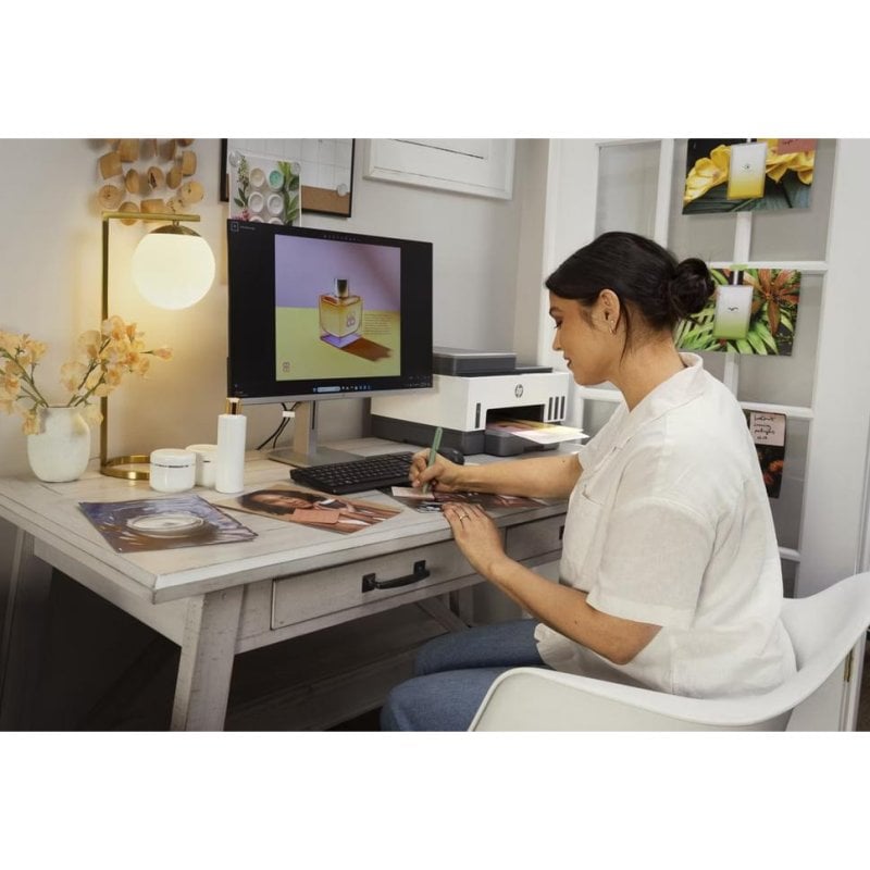 Impresora inyección tinta Wi-Fi HP D06FHA#BHC multifunción con ADF y duplex