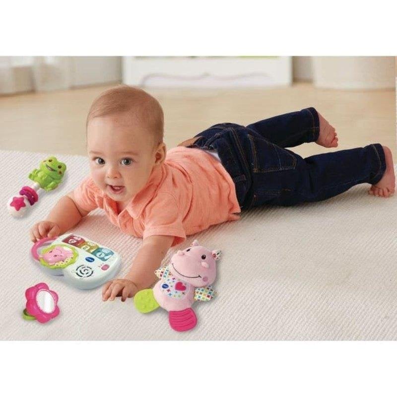Coffret Naissance Vtech 80-522005 – Éveil des Sens, Doudou et Piano Lumineux - vue 6