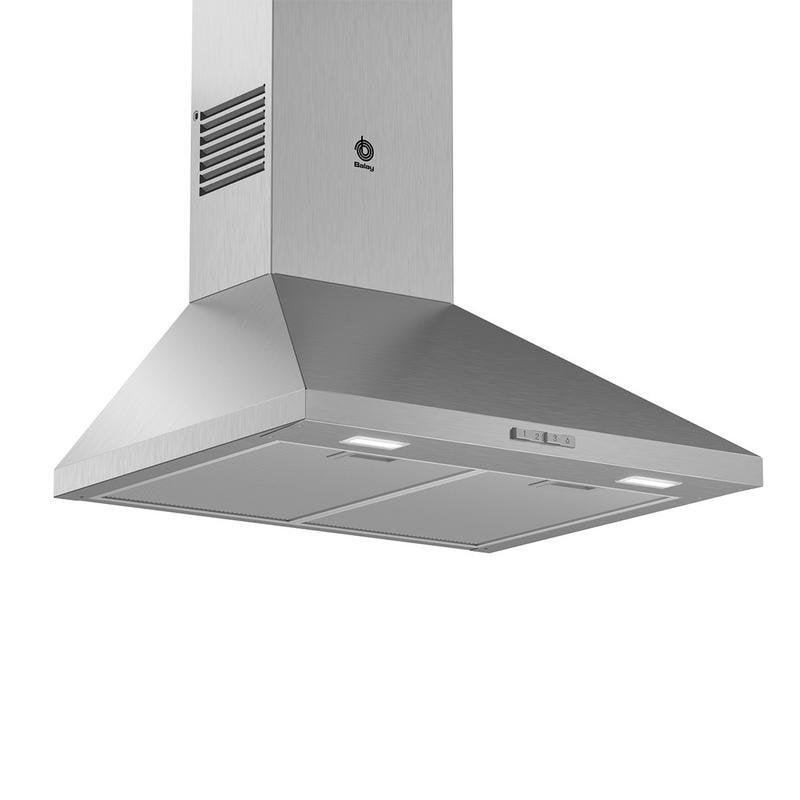 Campana extractora Balay piramidal 98cm con filtros metálicos y LED