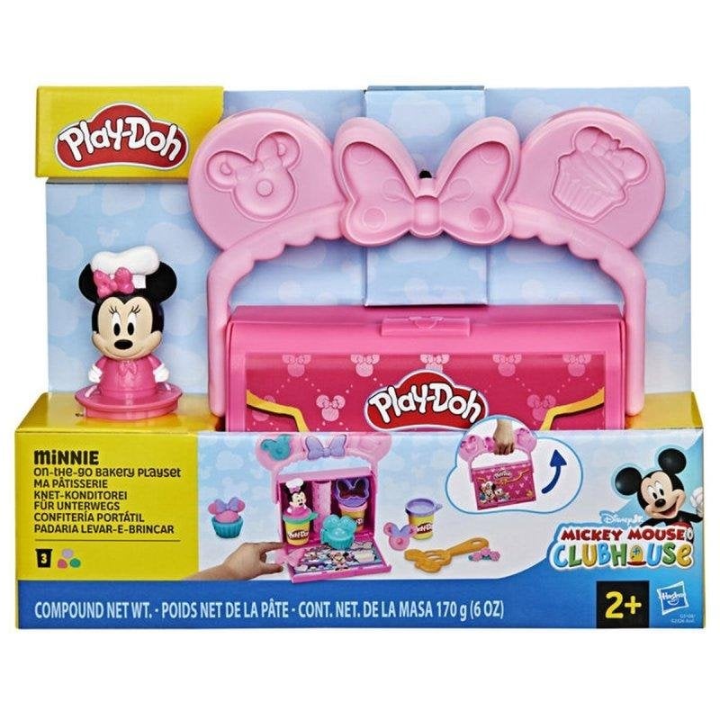Jouet Play-Doh Disney Junior Malette Panadería Minnie (56g) Set Portátil