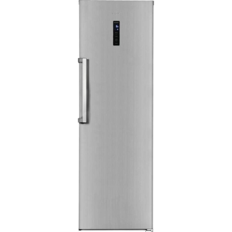 Frigorífico una puerta Exquisit KS360-V-HE-040D No Frost 185 cm 359 L D Inoxlook