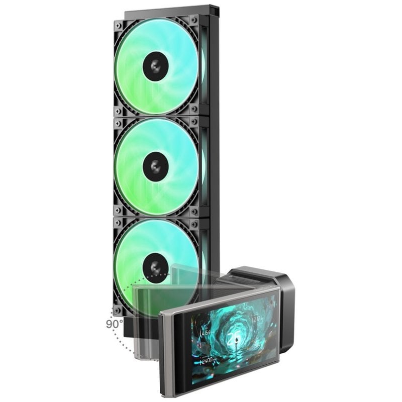 Refrigeration Liquide Deepcool LT360 VISION ARGB 360mm 3 Ventilateurs ARGB