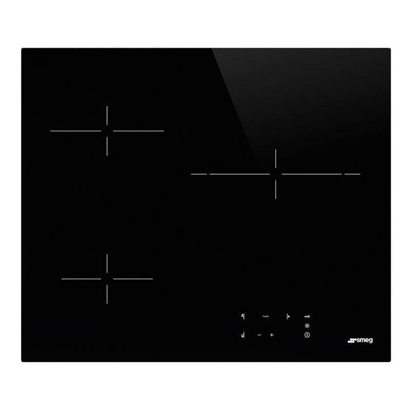 Placa vitrocerâmica Smeg 3 zonas 1,2-2,4 kW Controlo táctil