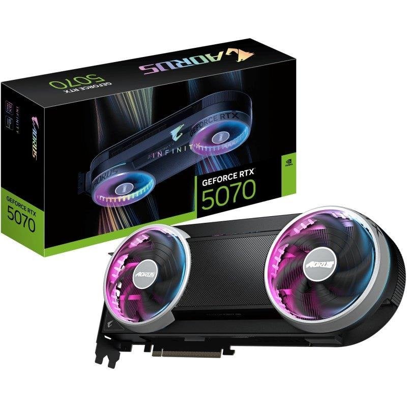 Grafikkarte Gigabyte AORUS GeForce RTX 5070 INFINITY 12GB GDDR7 Reflex 2 RTX AI DLSS4