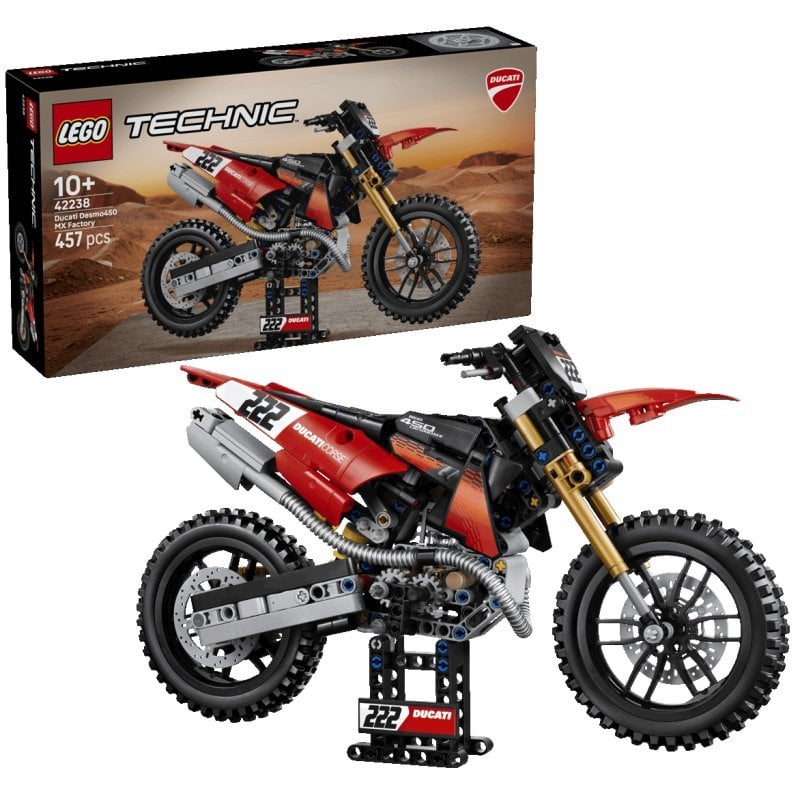 LEGO Technic Moto Ducati Desmo450 MX Factory 42238 457 peças