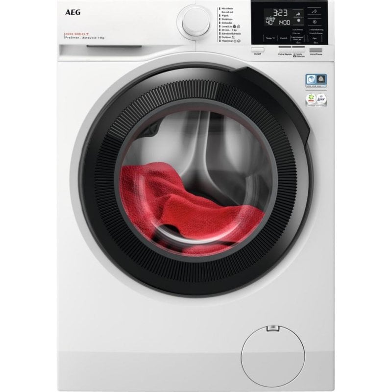 Máquina de Lavar Roupa AEG LFR6194O4Q 9 Kg 1400rpm A Branco Doseador Automático WiFi