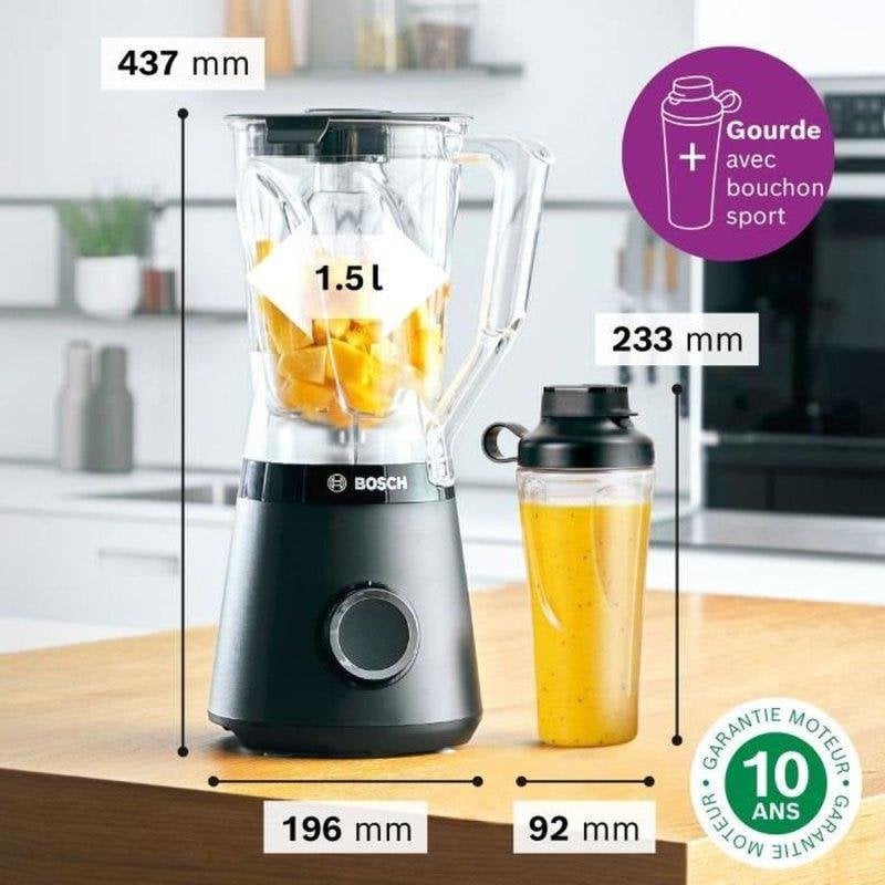 Blender Bosch VitaPower MMB614GO – 1200W, Bol Tritan 2L, 30.000 trs/min - vue 5