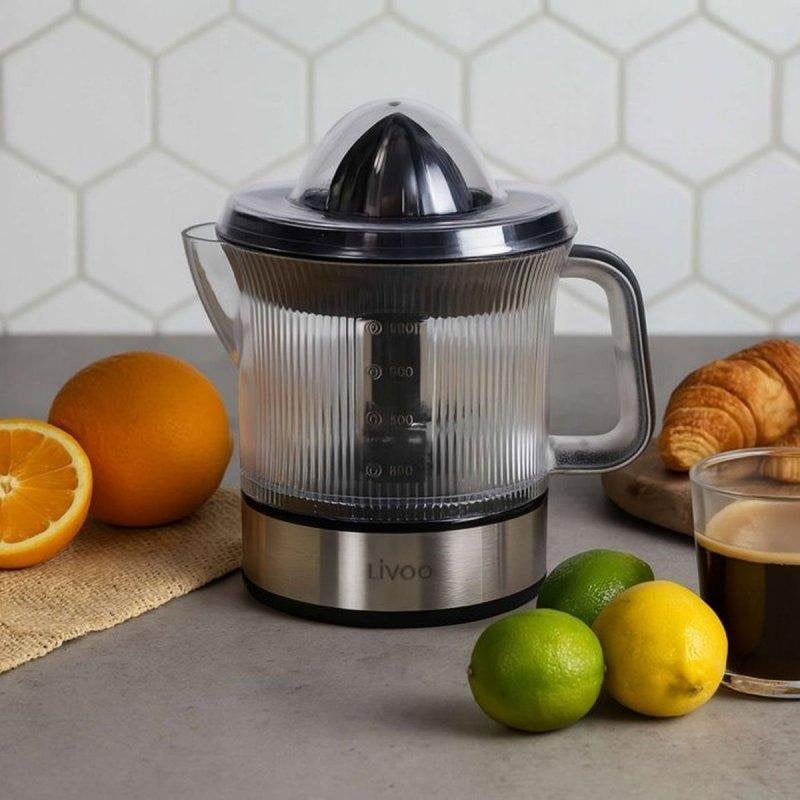 Presse Agrumes Électrique Livoo DOD210 40W 700ml Noir/Inox