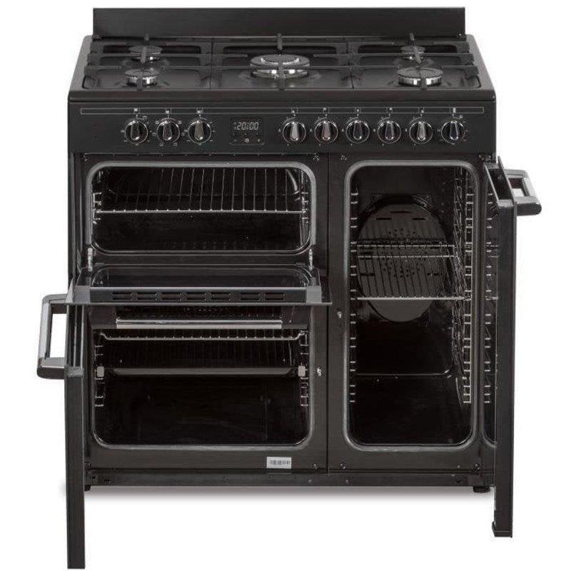Cuisinière Piano Gaz CONTINENTAL EDISON CECP903FB – 3 Fours Électriques, 5 Feux - vue 5