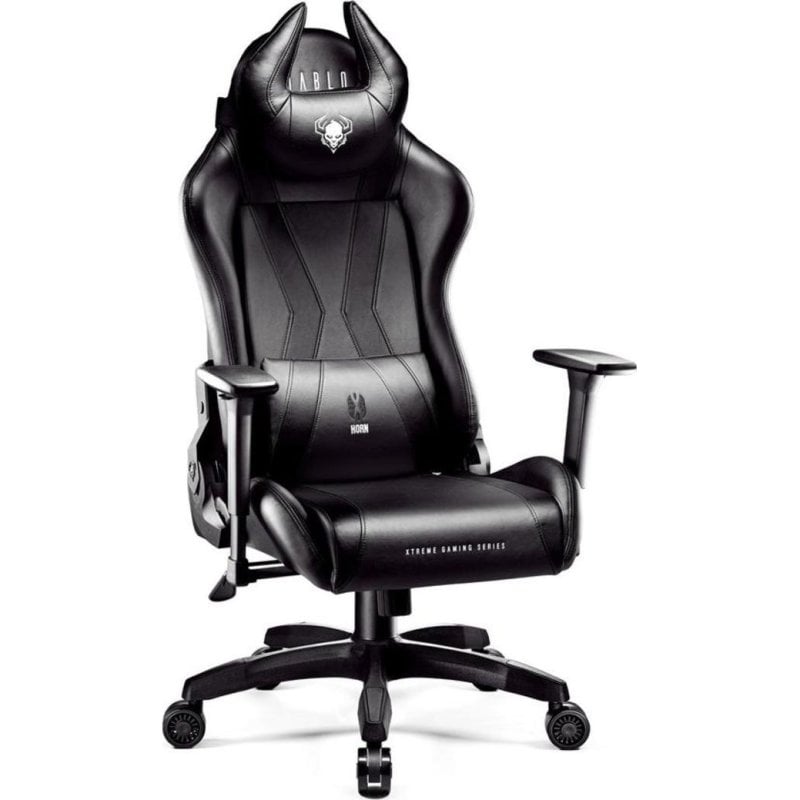 Gaming-Stuhl Diablo Chairs X-Horn 2.0 King Size Schwarz Höhenverstellbar