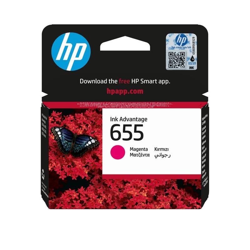 Cartucho de tinta HP 655 Magenta original para Deskjet Ink Advantage