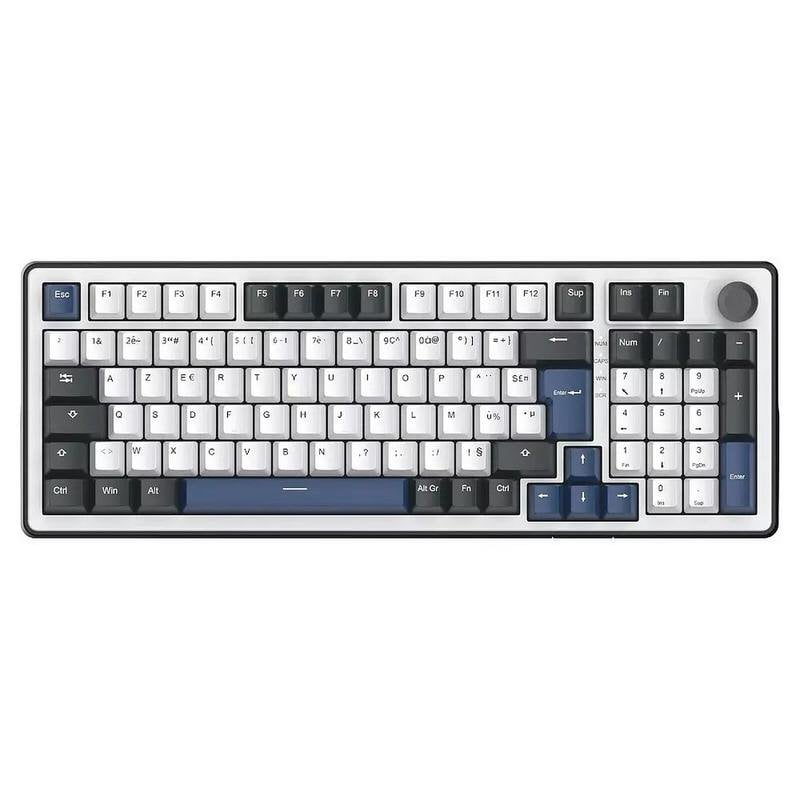Teclado The G-Lab Keyz Elite 400 HE magnético compacto con RGB y switches Hall Effect