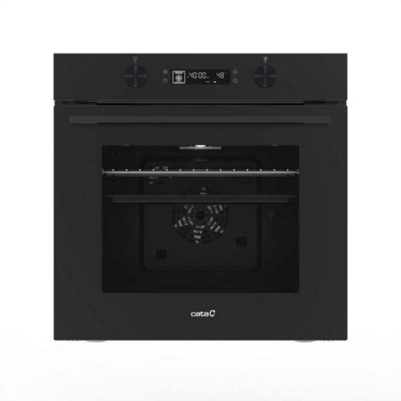 Horno Multifunción Cata 73L 60cm Hidrolítico A 8 Programas Negro Integrable