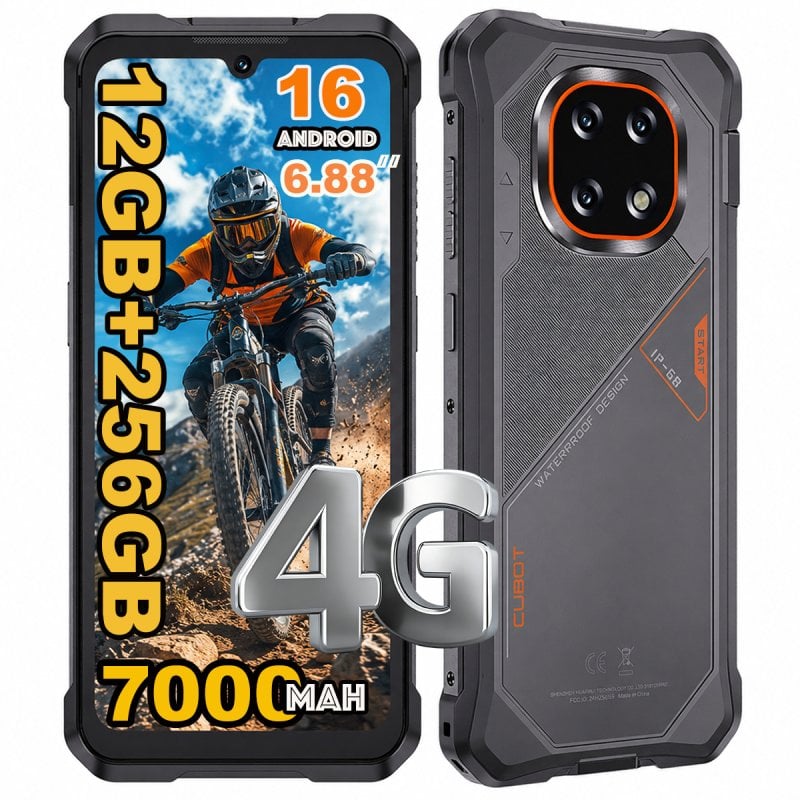 Cubot Kingkong ES 5 4G 12GB 256GB 6.88" Gelb