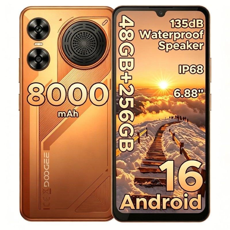 Doogee M30 4G 6GB 256GB 6.88" Laranja