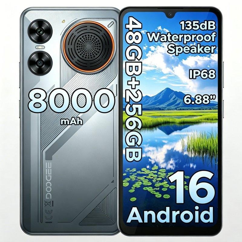 Doogee M30 4G 6GB 256GB 6.88" Prata