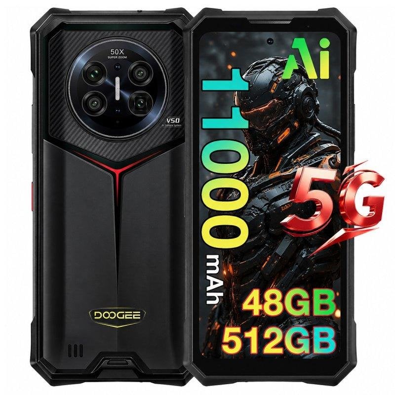 Doogee V50 5G 12GB 512GB 6.78" Nero