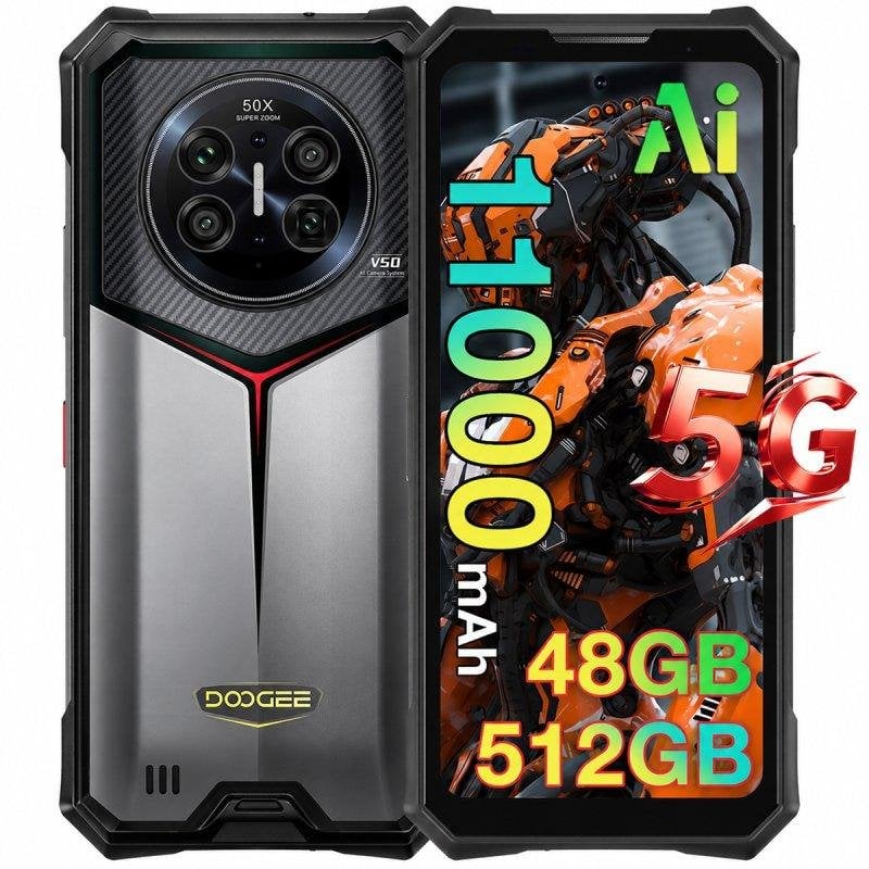 Doogee V50 5G 6.78" 12GB 512GB Grigio NFC