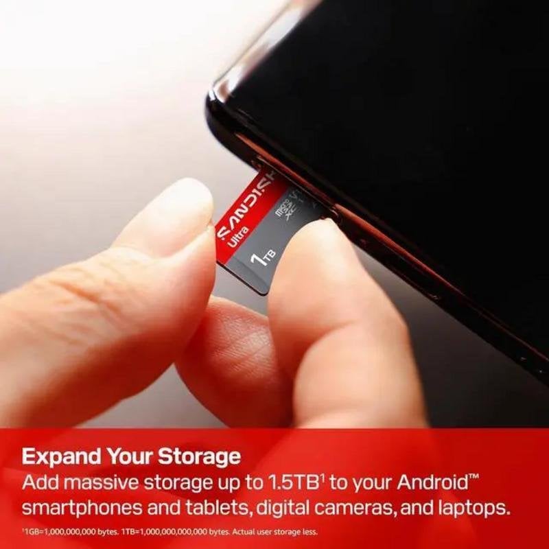 SANDISK Ultra Carte microSDXC UHS I + SD Adapter Vitesses de Transfert Jusqu  ’à 195 Mo/ vidéos en Full HD V10 U1 C10 A1 - vue 10