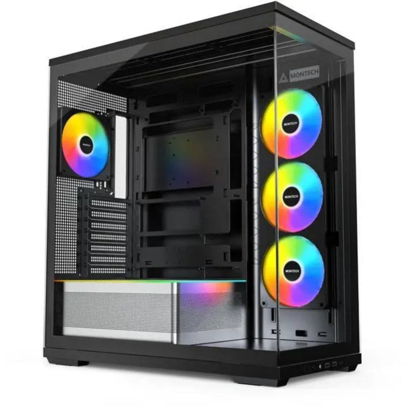 Caixa PC Montech TG3 Panoramic ATX Mid-Tower ARGB RTX 5090 Back-Connect