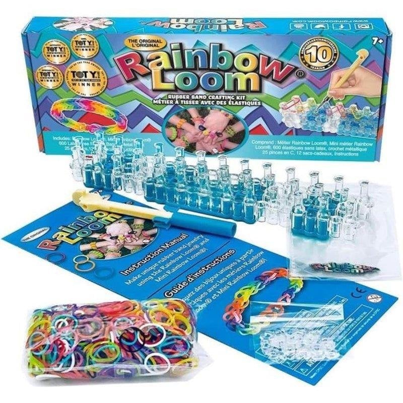 Bandai Rainbow Loom Original - Métier à tisser avec 600 élastiques - CD00001